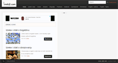 Desktop Screenshot of izreka.com