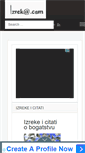 Mobile Screenshot of izreka.com