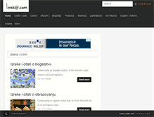 Tablet Screenshot of izreka.com